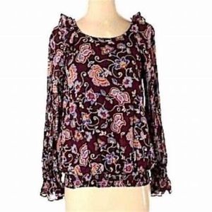 NEW Evereve Sanctuary Whimsy Smocked Blouse XS